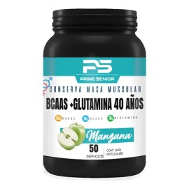 Aminoácidos Bcaas+ Glutamina Prime Senior 1kg Varios Sabores