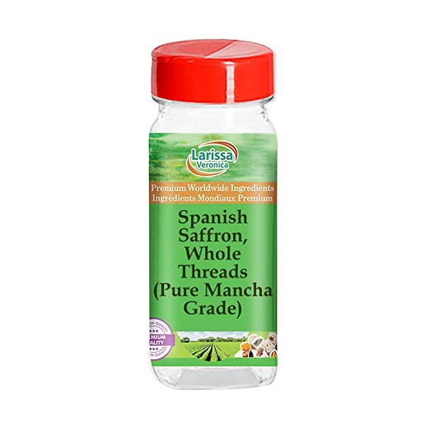Spanish Saffron, Whole Threads (Pure Mancha Grade) (4 grams, ZIN: