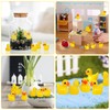 Mini Resin Ducks, Pack of 100 Mini Duck Figures, Mini