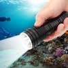 Outdoor Powerful Underwater Diving Aluminum Alloy Flashlight LED Electric Torch