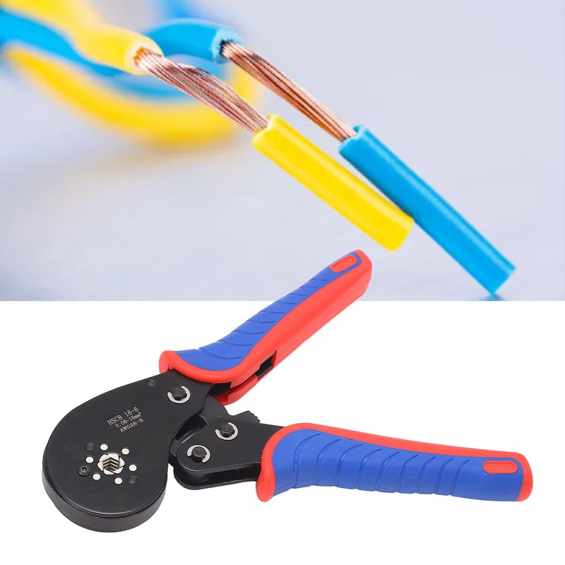 HSC8 16‑6 Ferrule Crimping Tool 0.08‑16mm² Anti Slip Handle High