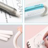 Pencil Shaped Erasers, Pack of 2 Retractable Mechanical Erasers with