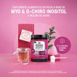 Life 360+ Women's Myo Inositol & D-chiro Polvo 246.6 Gramos