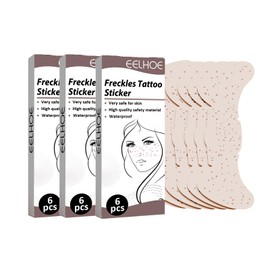 Freckles Tattoo Freckles Makeup Sticker Face Tattoo Fake Freckles Tattoo Waterproof Makeup Sticker Perfect for Makeup Parties on Holiday (Pack of 18)