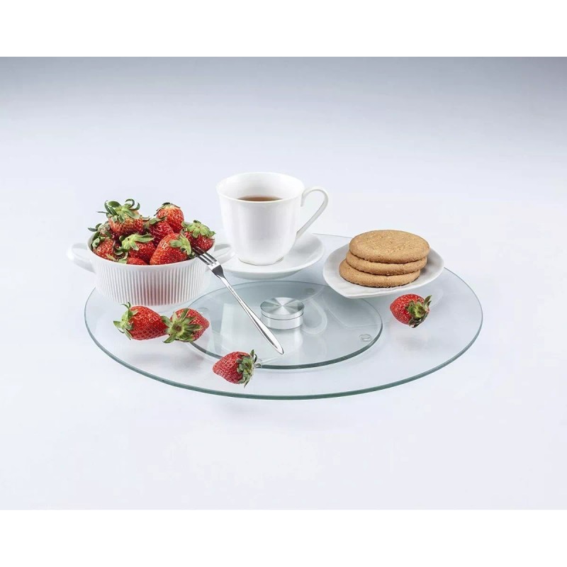 Baum Brothers Lazy Susan Base Giratoria De Cristal Templado 60