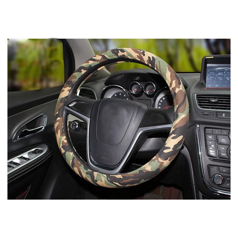 Istn Unisex's Camo Steering Wheel Cover 2018 38cm Army