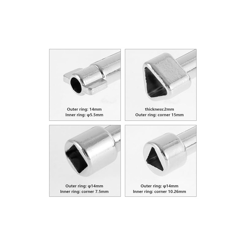 6-Piece Multi-Function Electric Cabinet Key Set