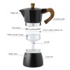 Mnsun 150ML Kaffeemaschine, Espressokocher Induktion geeignet | Aluminium Mokkakanne, Espressokanne,