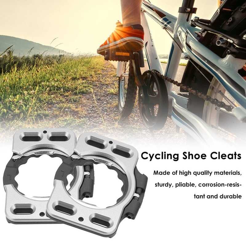 Bike Cleats, 1 Pair Quick Release Cycling Shoes Cleat Cover