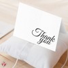 Thank You Greeting Cards and Envelopes – Elegant Linen Textured