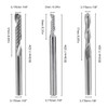 Gasea 12pcs 1/8" Shank Tungsten Carbide End Mill Cutter Bits
