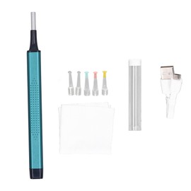 Ear Cleaner Camera Otoscope WiFi Wireless Connection Wax Removal Tool Cleaning Kit Set Green