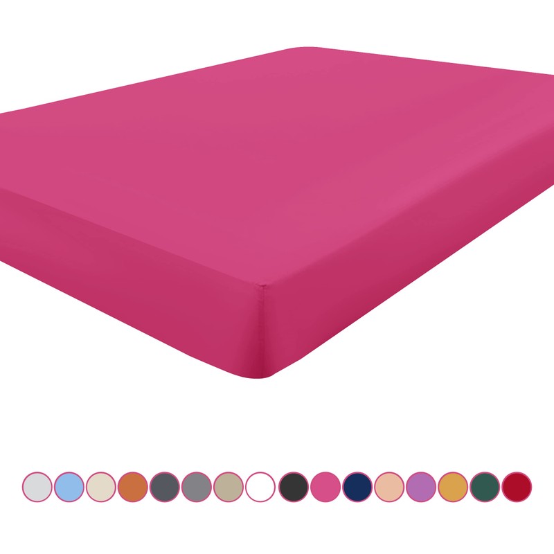 Hafaa King Size Fitted Sheets – Easy Care 25 cm