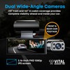 Vital Dashcam Pro 2025 Dash Cam Front and Rear Camera