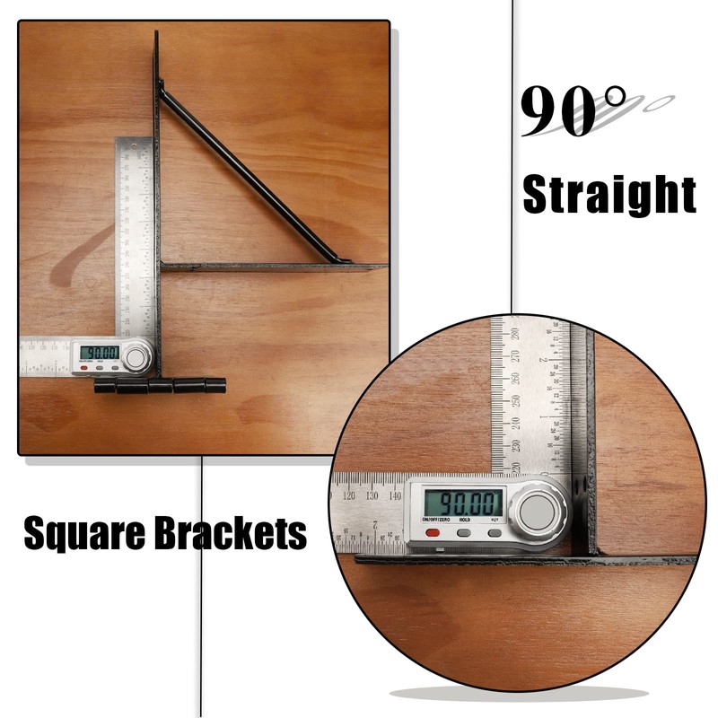 Mofeez Corner Brace Bracket No Sag Kit for Shed Doors,