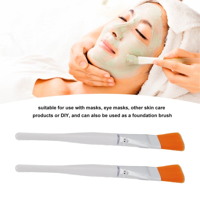 10Pcs Facial Mask Brush Soft Elastic Waterproof Easy To Apply