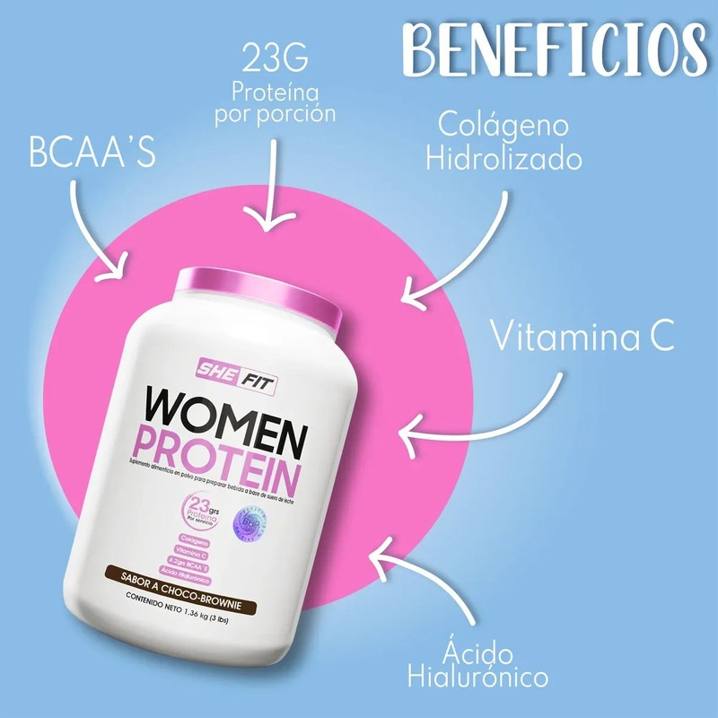 Bhp She Fit 3 Libras Proteina Para Mujer Sabor Chocolate