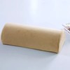 Half-Moon Memory Foam Bolster Pillow for Knee, Ankle, Back &