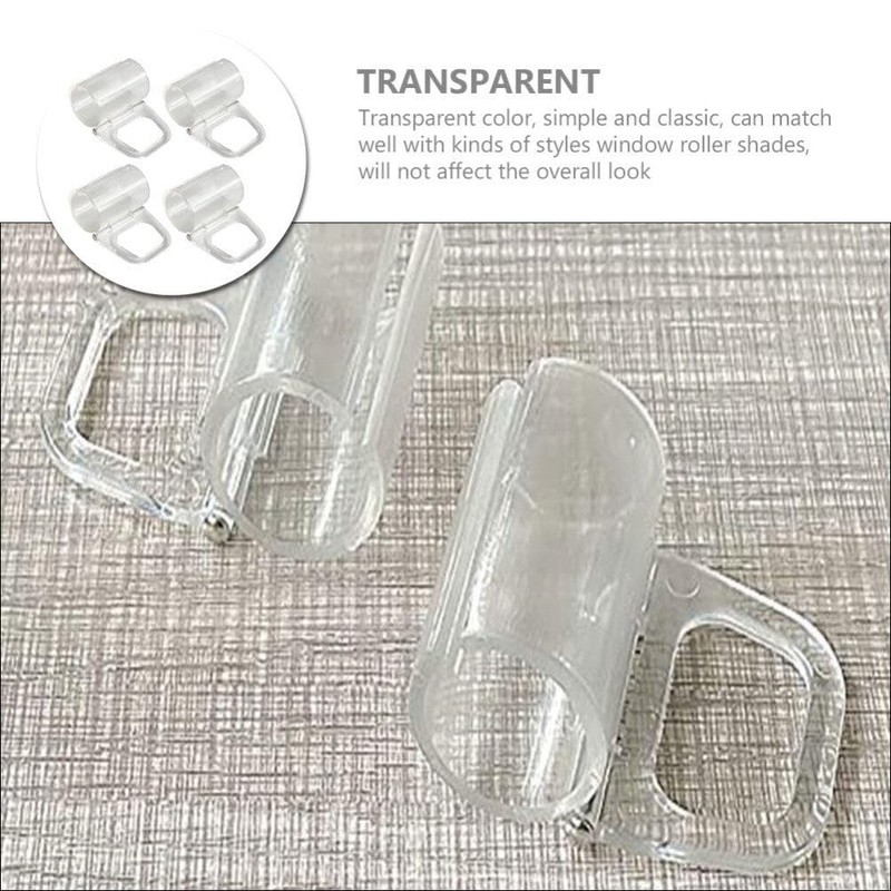 Kichvoe Pack of 4 20 mm Roller Blind Clips for