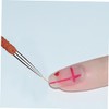 SAFIGLE 3 Pcs Nail Art Liner Brush Durable Nail Design