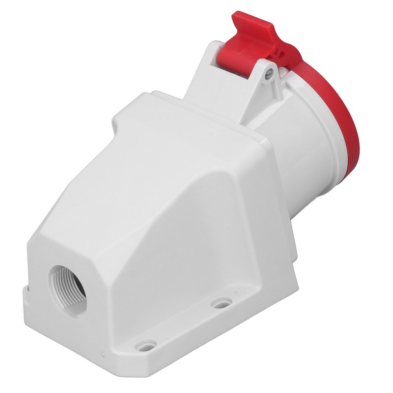 Industrial Connector Socket 32A 3P+N+E IP44 Waterproof Dustproof Surface Mounted
