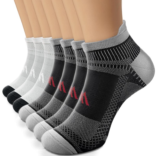FuelMeFoot Compression Socks for Men & Women Circulation- Plantar Fasciitis Socks Support for Athletic Running Cycling