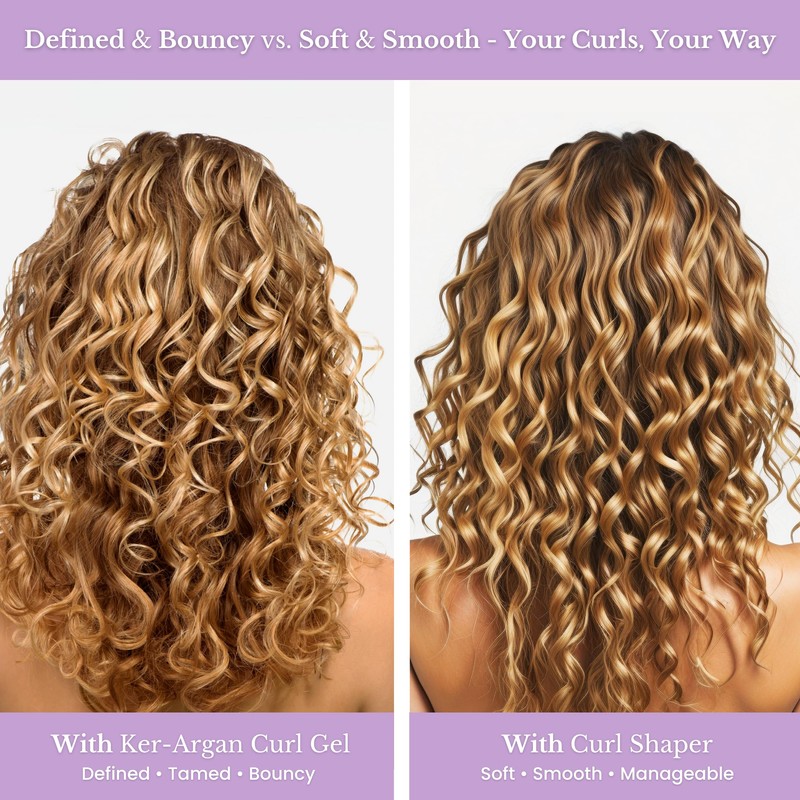 Pure NV Curl Gel Tame & Revitalize Curls, Control Frizz