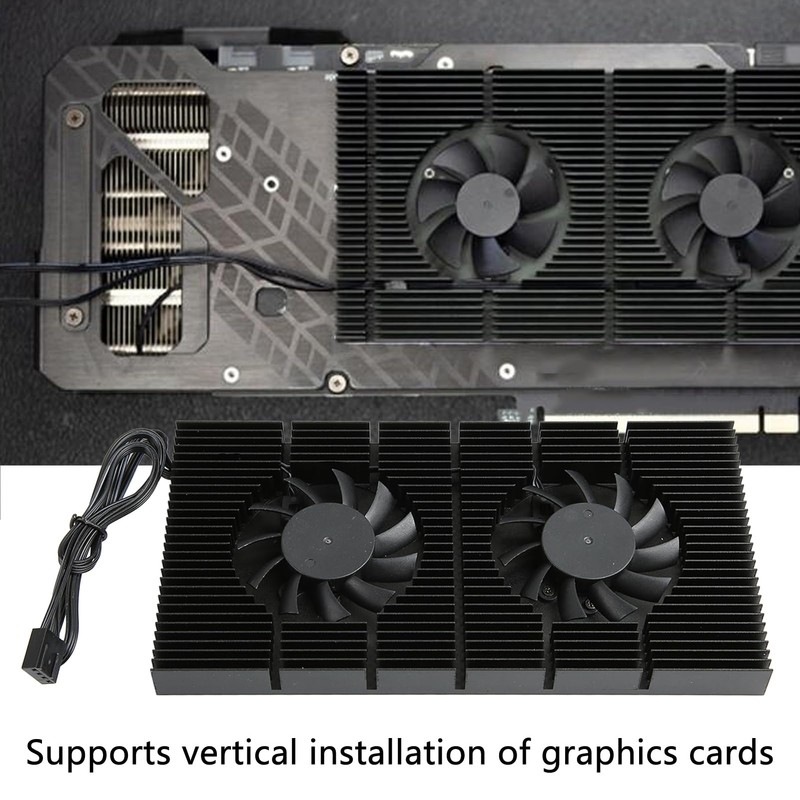 GPU Backplate Radiator, Aluminum Alloy Fast Heat Sink, GPU Cooler