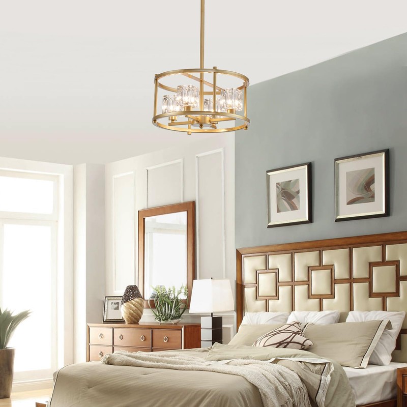 Majhoiw Modern Gold Chandeliers for Dining Room Over Table, Farmhouse