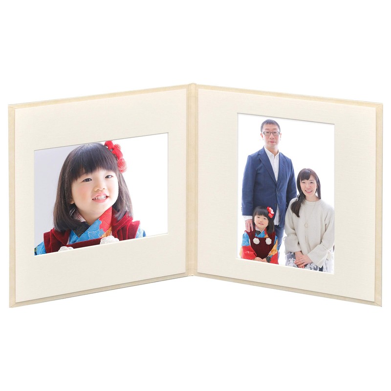 HAKUBA No.2020 M2020-2L-2WT Square Paper Picture Frame, Size: 5R (2L,