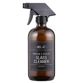 47th & Main Amber Spray Bottle, 16-Ounce, No. 47 Glass Cleaner