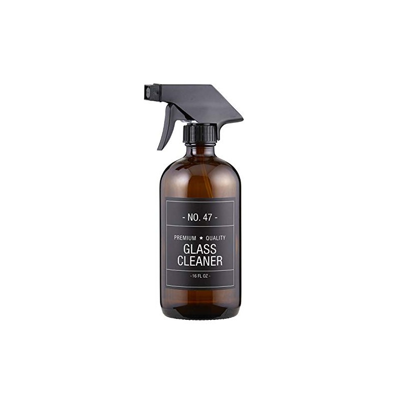 47th & Main Amber Spray Bottle, 16-Ounce, No. 47 Glass