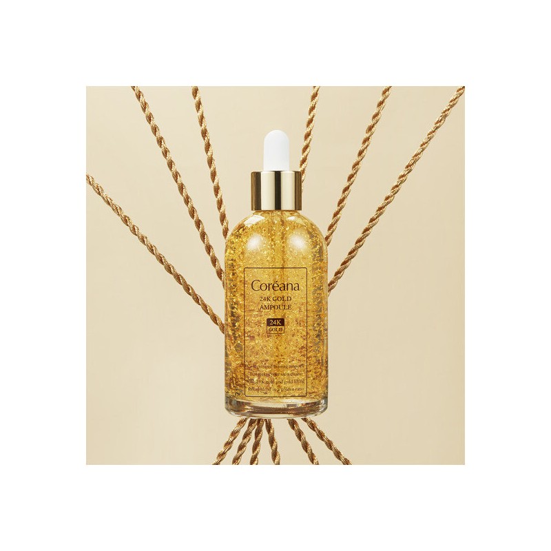 Koreana 코리아나 24k 럭셔리 골드 대용량 앰플 100ml Koreana 24k