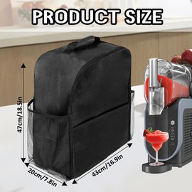 Slush Machine Storage Bag for Ninja SLUSHi Machine FS301EU and Clam Slush Machine Bag Protective Cover Dust Cover for Ninja Slush Accessories, 48 x 20 x 43 cm