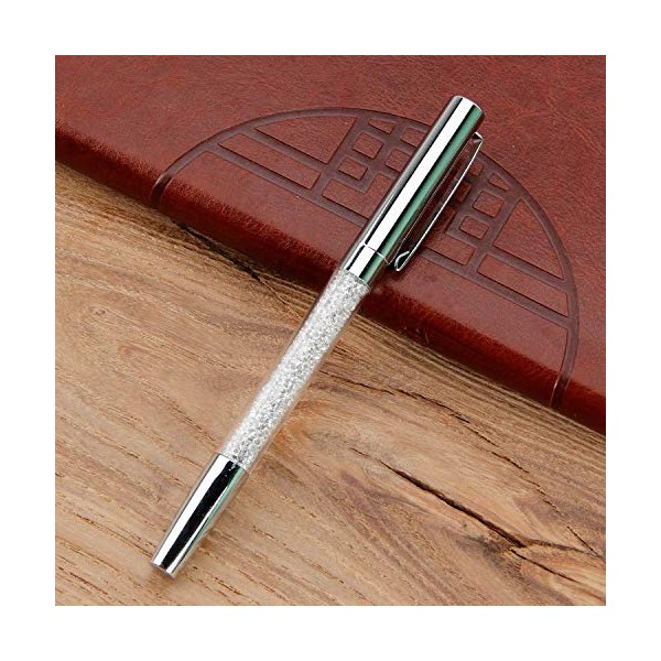 Quality ballpoint pen with crystals, bling crystal diamond slim pen