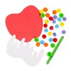 Fun Express Caramel Apple with Pom-Poms Craft Kit - Makes