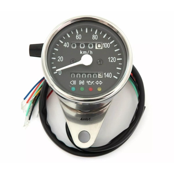 Speedometer Mini Speedometer w/ Indicators & Trip Meter - 1400:60