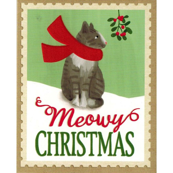 Gift Wrap Company Meowy Greetings Holiday Cards Box of 15 Cards Envelopes