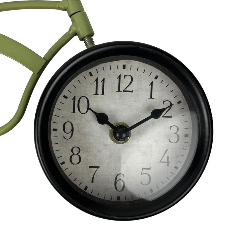 FTWDesign Retro Metal Bicycle Clock