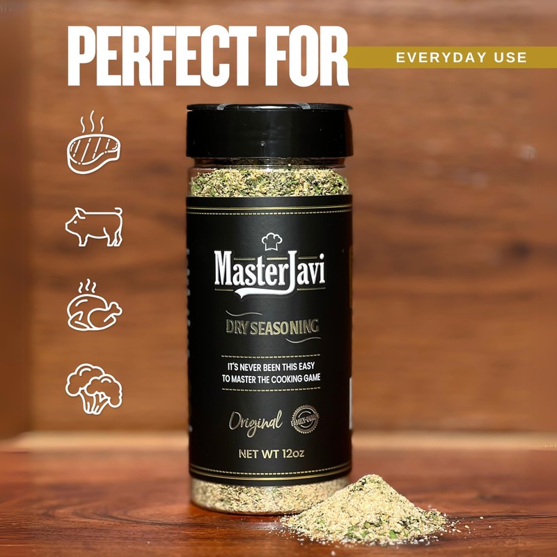 MasterJavi Original All-Purpose Dry Seasoning Blend – Bold Flavor for