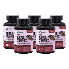 Kit 5 Frascos Aguaje Complex 60 Cáps Fenogreco+hinojo+maca