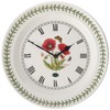 Portmeirion Home & Gifts Botanic Garden Poppy Wall Clock, Multi-Colour