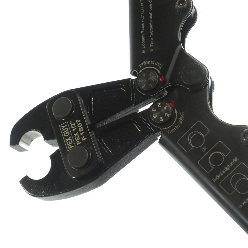 PEX GUY 1/2" Copper Crimp Tool with Go/No-Go Gauge Radiant