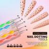 Nail Art Tools, 15 PCS Nail Art Brushes, 5 PCS