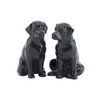 Quail Ceramics Black Labrador Salt & Pepper Shaker Pots