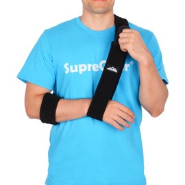 supregear Arm Sling, Adjustable Shoulder Brace Immobiliser Rotator Cuff Lightweight Arm Swathe Support for Shoulder Injuries, Broken Bones for Left Right Arm Men Women