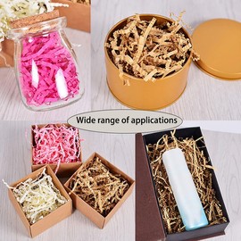 SHDGDT Wrinkle cutting paper filling gift box filling，Christmas wedding ribbon, birthday engagement crafts gift box, bag, basket, filling decoration 100 Grams