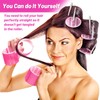 Acejoz Jumbo Hair Curlers Rollers, 12Pcs 60mm Jumbo Hair Roller
