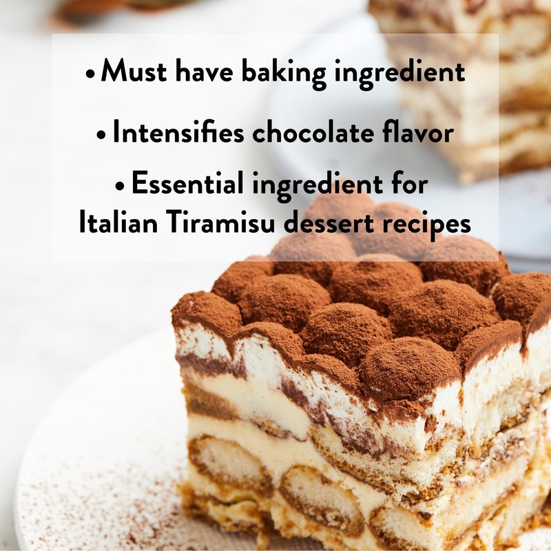 DeLallo Instant Espresso Powder, For Baking and Drinks,100% Dark Roast