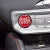 BLAKAYA Compatible with Engine Start Stop Button Sticker Carbon Fiber